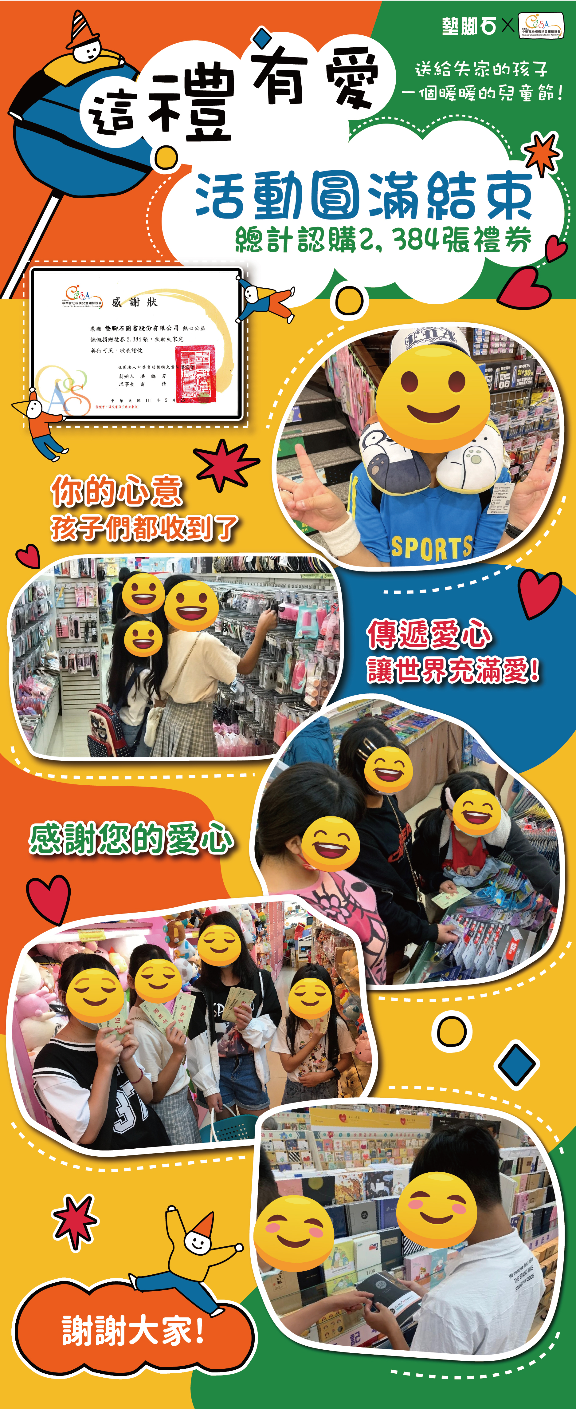 2022兒童節公益認購結案